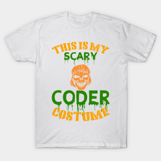This Is My Scary Coder Costume T-Shirt-TOZ